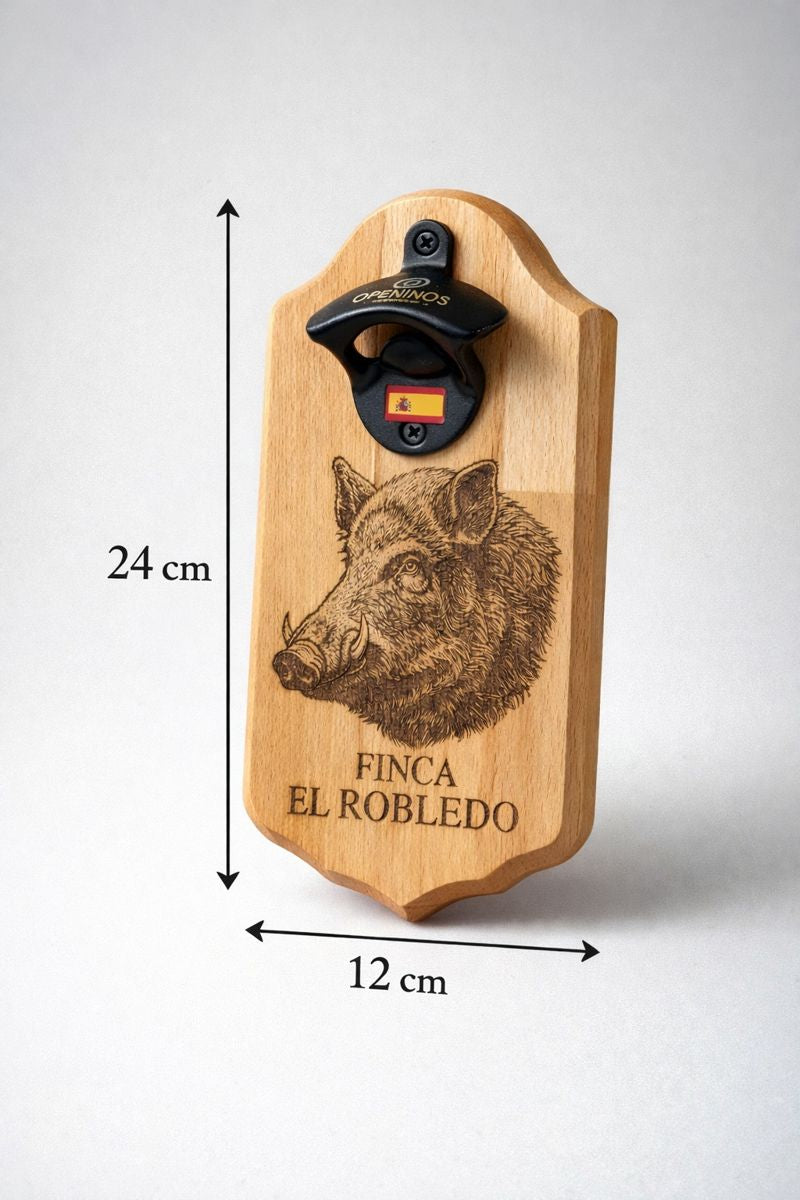 Abridor de cerveza cinegético